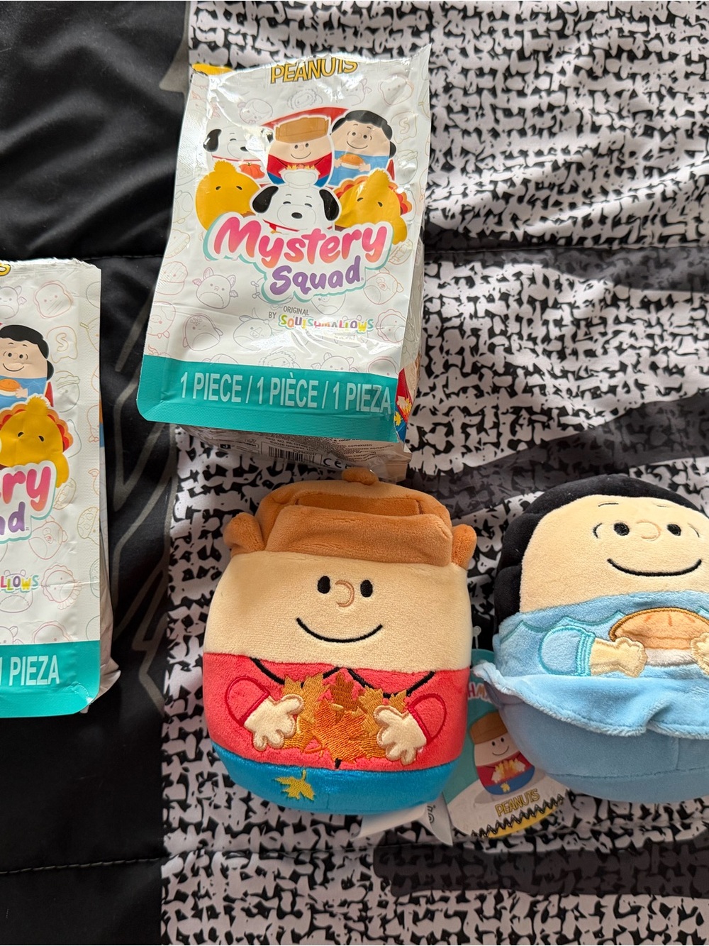 Peanuts Mystery Squad Plush - Set of Two.